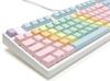 FILCO Macaron Keycap Set, Top-Printed, 104-Key English Layout, Replacement Keycap Set with Key Puller, Different Color Keys for Each Finger, Rainbow