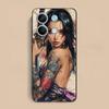 Fashion Tattoo Girl Mobile Phone Case for Xiaomi Redmi 15 14 13 12 A5 3 2 1 C Plus 4G 5G Colorful Printing Cover Pretty Cover