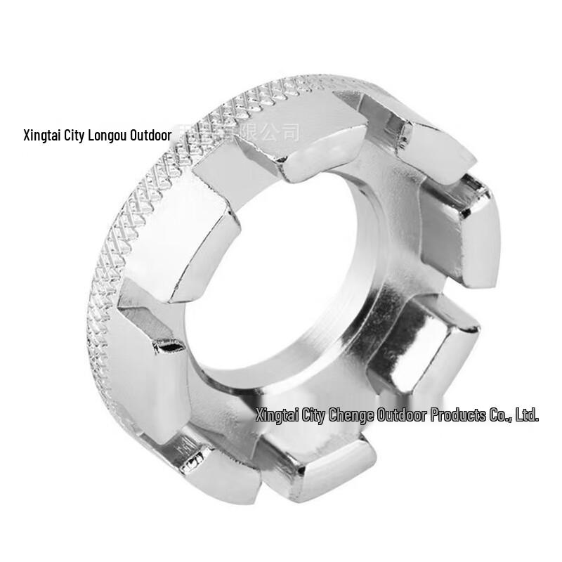 8-Port Chromoly Steel Bicycle Spoke Wrench