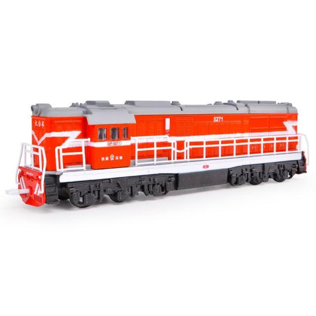 Interesting 1 :87 Sound And Light Pull Back Train Alloy Model ,Simulation Die -Casting Children 'S Toy Car Model ,Free Shipping