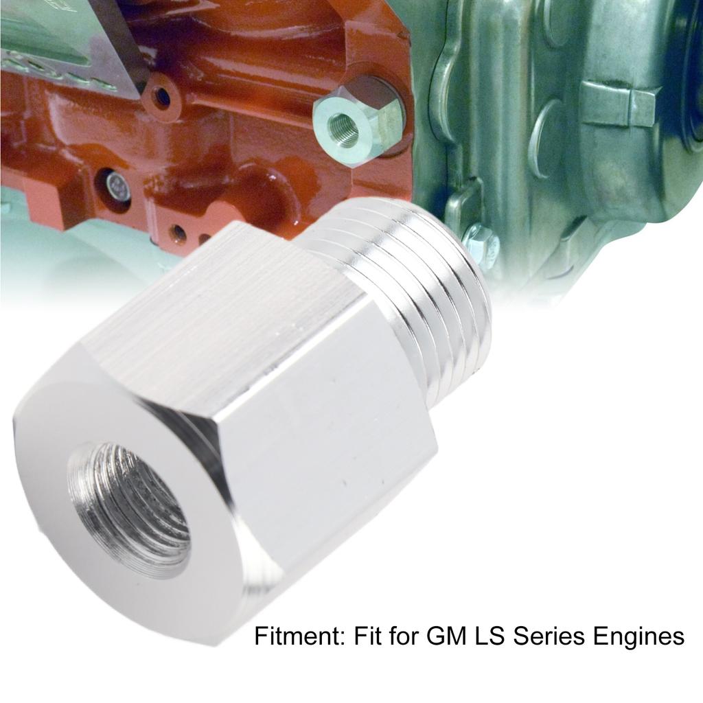 Oil Pressure Sensor Adapter M16 1.5 to 1/8 NPT Fit for GM LS LS1 LSX LS3 Engines