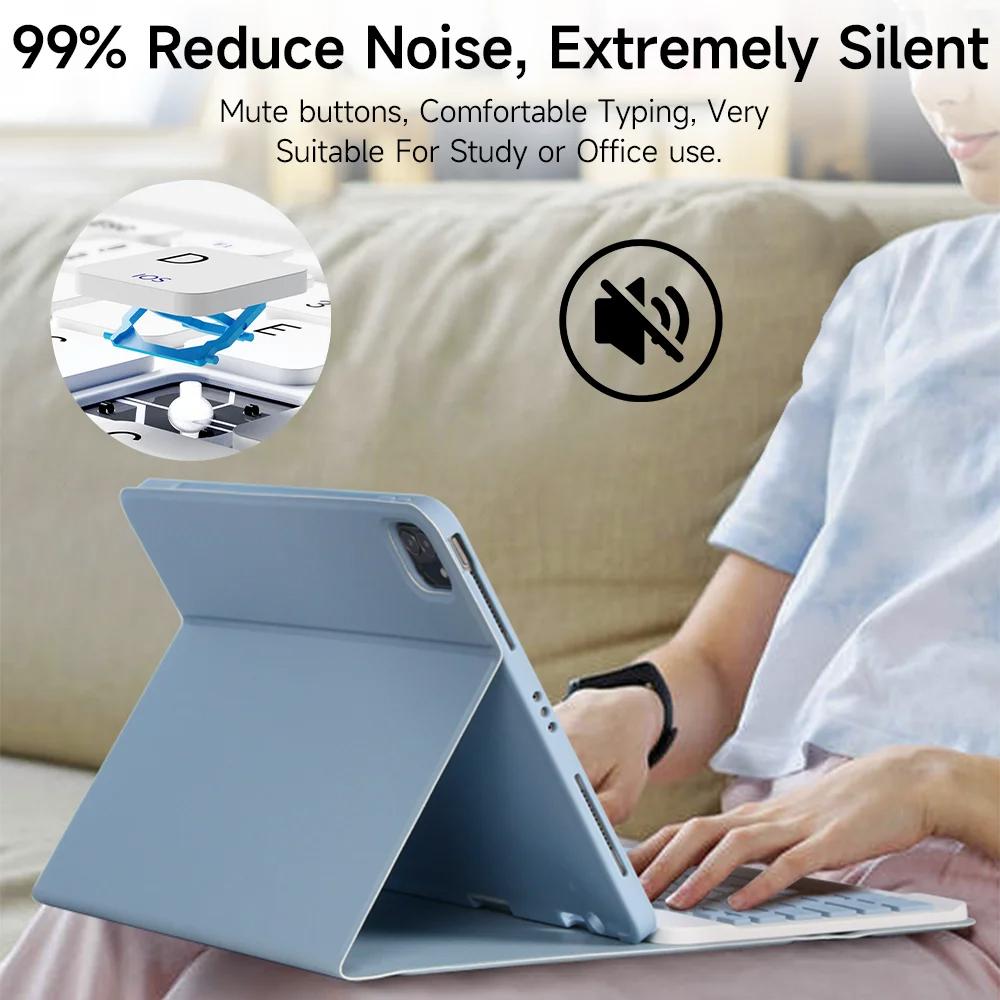 For iPad Air 4th 10.9" A2072 A2316 A2324 A2325 Keyboard Case for iPad Air 5th 10.9" A2588 A2589 A2591 Case