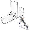 Display Holder Acrylic Lightsaber Display Stand Desktop Decorative Display Stand with Antiskid Pad Sword Holder X3UC