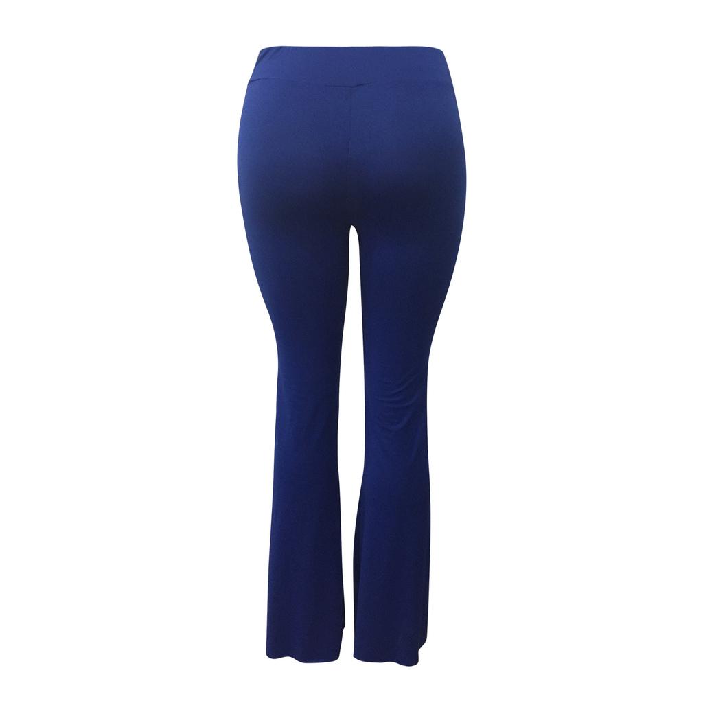 Women's Sexy Slim Fit Big Flared Yoga Pants Slim Stretch Wide Leg Pants