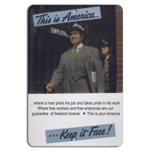 Celebrate Freedom  Enterprise Keep America FreeAluminumtin sign 20x30cm（7.8x11.8inch）