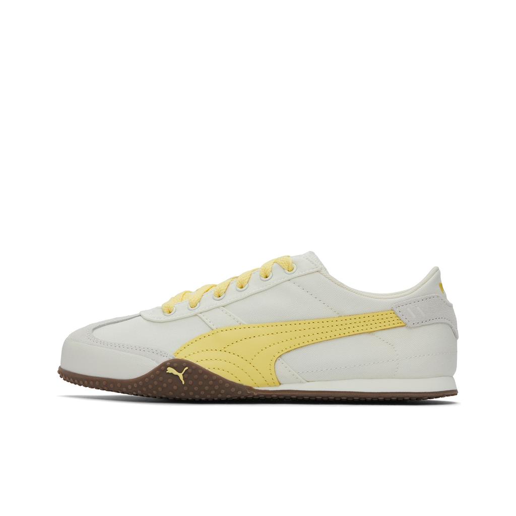 Puma Bella Ut Canvas Mode Vielseitig Bequem Niedrig geschnitten Freizeit Schuhe Herren Sneaker Weiß Gelb 403492-01