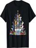 Süßer Deutsche Dogge Weihnachtsbaum Hund Damen Herren Kinder Lustiges T-Shirt
