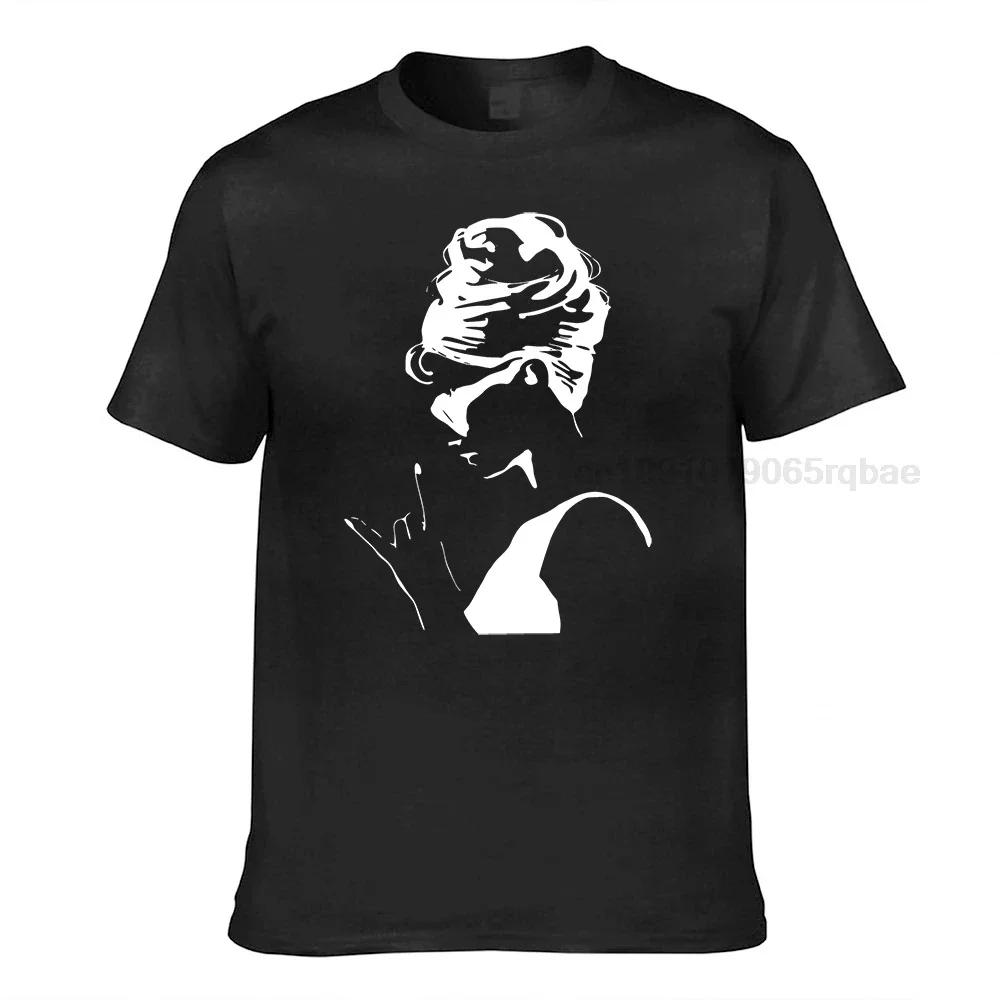 Elegant Rock Tshirt Unisexs Unisexs Tee Gift For Friend Audrey Fan T Shirt Boho Smart Actress Movie Artistic Hippie Tshirt Hipster