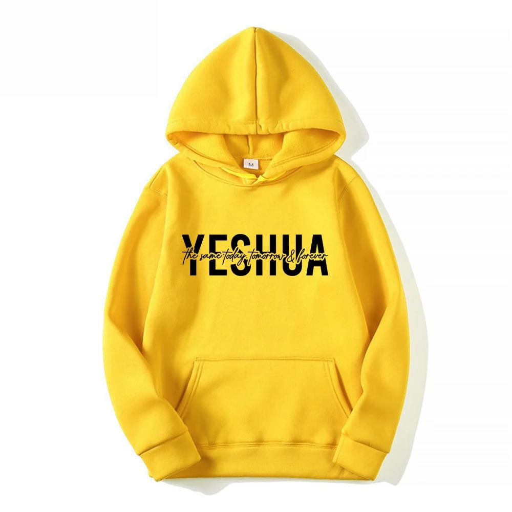

Yeshua Christian hooded sweatshirt printed with biblical scriptures religious hooded sweatshirt, gift of faith Jesus 3XL