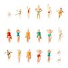 Miniature Different Poses Swimming People Model People Swimming Figures for Miniature World and Crafting