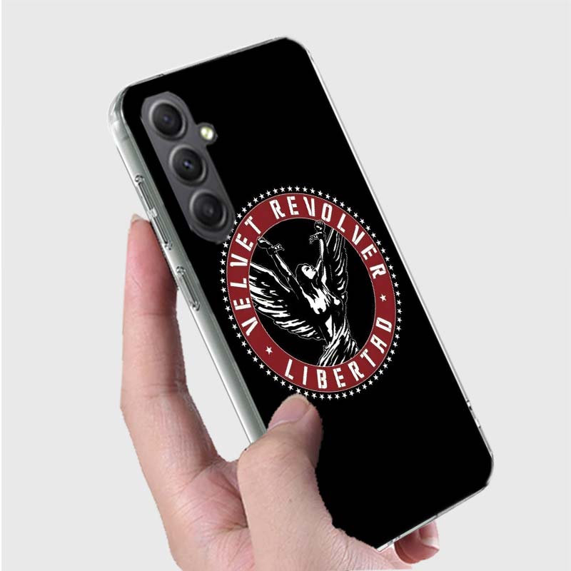 Velvet Revolver Phone Case for Samsung A16 A26 A36 A56 A17 A37 A57 A07 A06 A02S A03 A04S A05S Galaxy Note 20 10 A50S A71 A51 A31