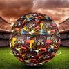 Five Nights at Freddy's Print Size 5 Soccer Ball, Standard Match Football for Sports Game and Team Practice, Ideal Gift for Soccer Fans