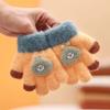 Baby Gloves for Winter, Cute and Warm for Toddlers, Boys and Girls, Five-Fingered Plush Gloves for Babies