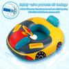 Children's Inflatable Swimming RingCute Car  Seat Toddler   Float Seat Boat with Steering Wheel Horn and Handles, Pool Toy for Girls Boys 1-5 Years
