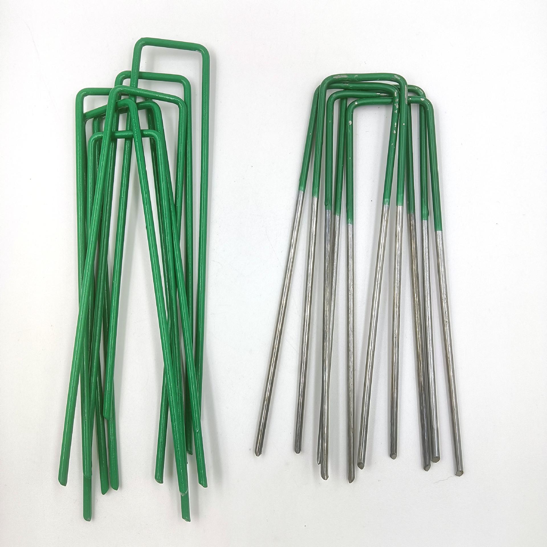 

Оцинкованные U-образные газонные гвозди для защиты от сорняков