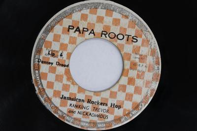 7inch Record RANKING TREVOR NICODEMUS Jamaican Rockers Hop Version NONE PAPA ROOTS Jamaica Reggae Ska Dub Used