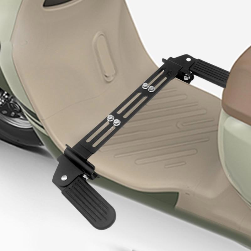 Universal Scooter Modification Accessories Foldable Front Pedals Easy Installation Electric Bike Footrest Replacement