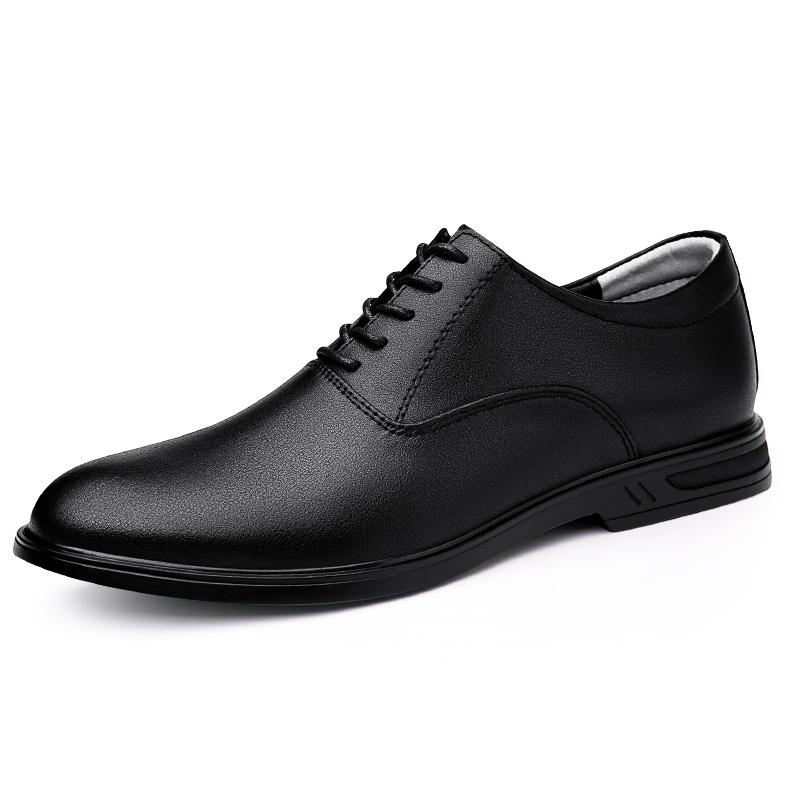 

Leather Business Wedding Dress Shoes Men s Loafers Casual Shoes Man Moccasins Lace Up Black Flats Mens Driving Shoes 2026 37
