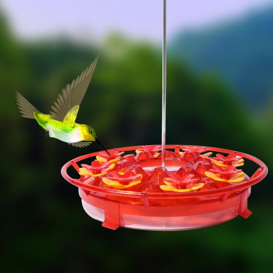 

Кормушка для колибри с защитой от муравьев, легко чистится, ветроустойчивая конструкция, крючок для птиц, товары для домашних животных, идеальное использование в саду