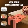 Cabinet Door Hinge Spacer Magnetic Cabinet Door Gaps Positioning Tool With Foldable Guide For Precise Hinge Installation
