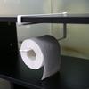Under Cabinet Paper Roll Towel Hanging Holder Rack Stainless Metal Kitchen Storage Organizer