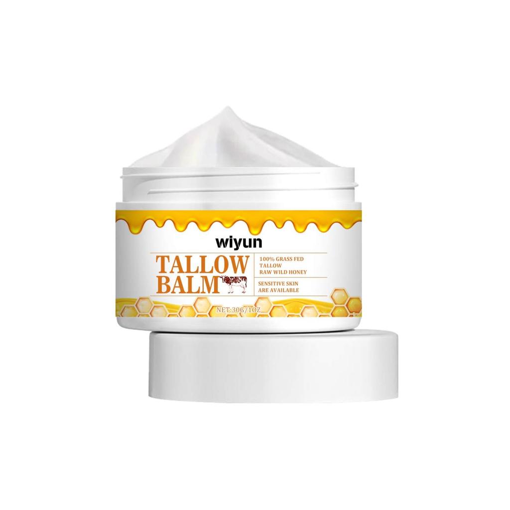Facial Moisturizer, Anti-Wrinkle Anti-Aging, Butter Honey Balm Tallow Organic Facial Wild Honey, Care, Moisturizer,30g