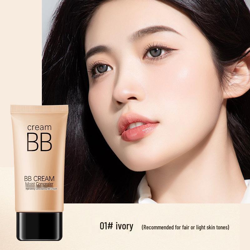 HEYXI Hanyuanxi Hydrating BB Cream - Waterproof, Sweatproof, Non-cakey Foundation, Easy Application/Removal.