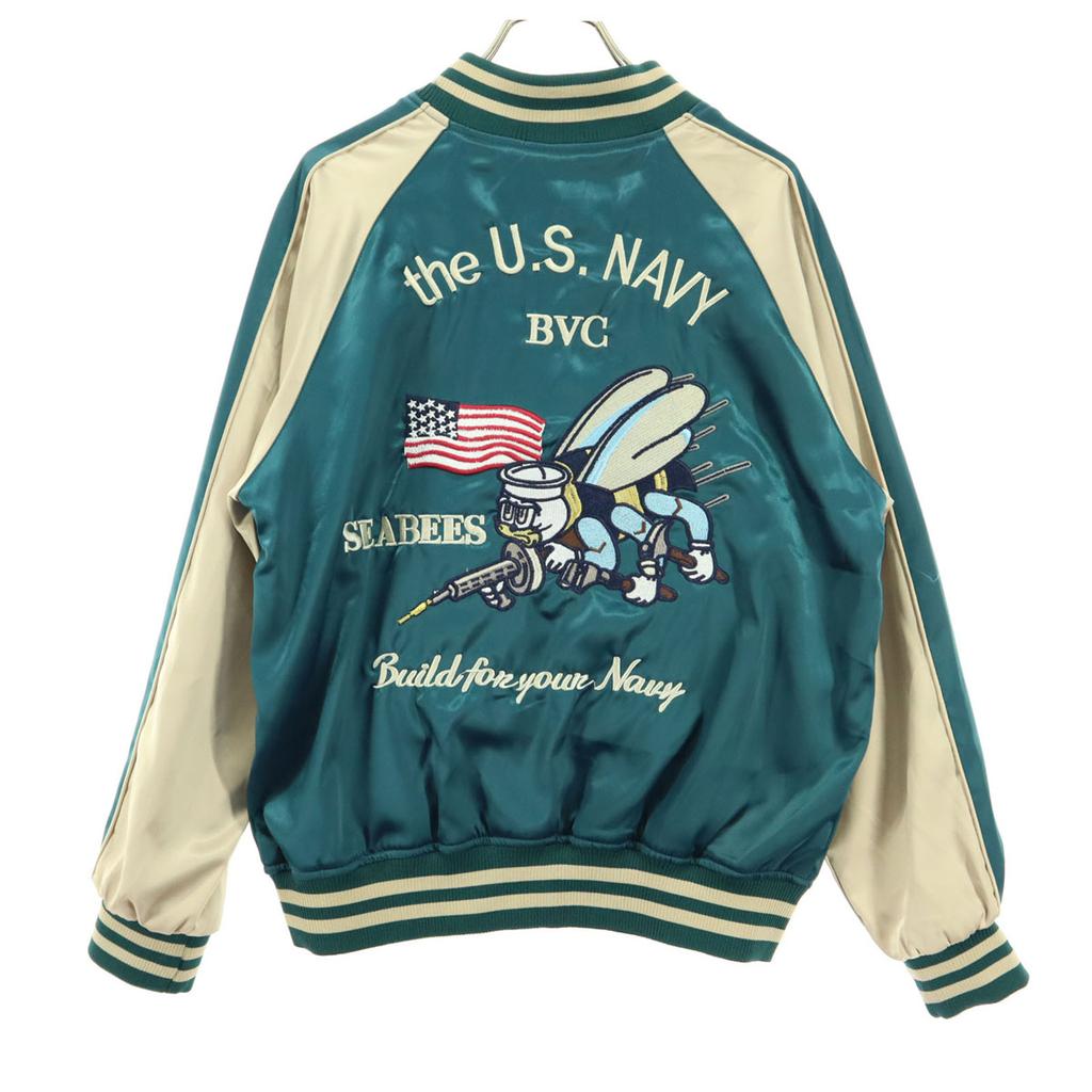 MIULIFE Embroidery Reversible Sukajan L Red Men's Used