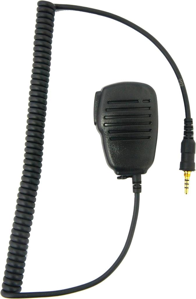 BLUE CENTURY Waterproof Speaker Microphone of for Transceivers with Blue and Motorola Screw Plugs VOX 3.5mm (Set 5) Japanese-made Low-Power