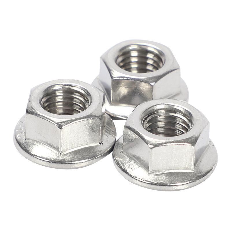 304 Stainless Steel Anti-Slip Flange Head Lock Nut Cap