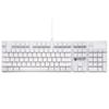 Merdia Mechanical Gaming Full 104 US USB Wired Keyboard with LED Backlight Keyboard, Keyboard, Layout, (Blue Switches, White)