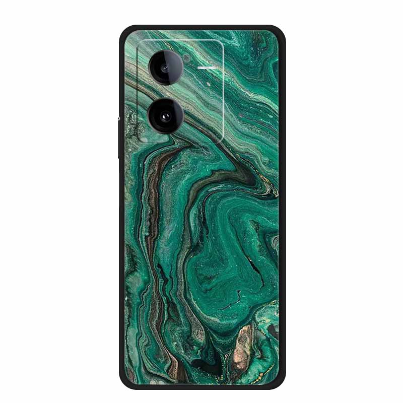 Phone Cover For Vivo iQOO Z8 5G Cases 6.64" Marble Soft TPU Silicone Para for Vivo iQOO Z8 V2314A 2023 Back Case Bumper Fundas