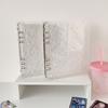 Simple A5/A8 Photocards Holder Water Ripple Transparent Idol Card Collection Binder Loose Leaf Design Photo Album