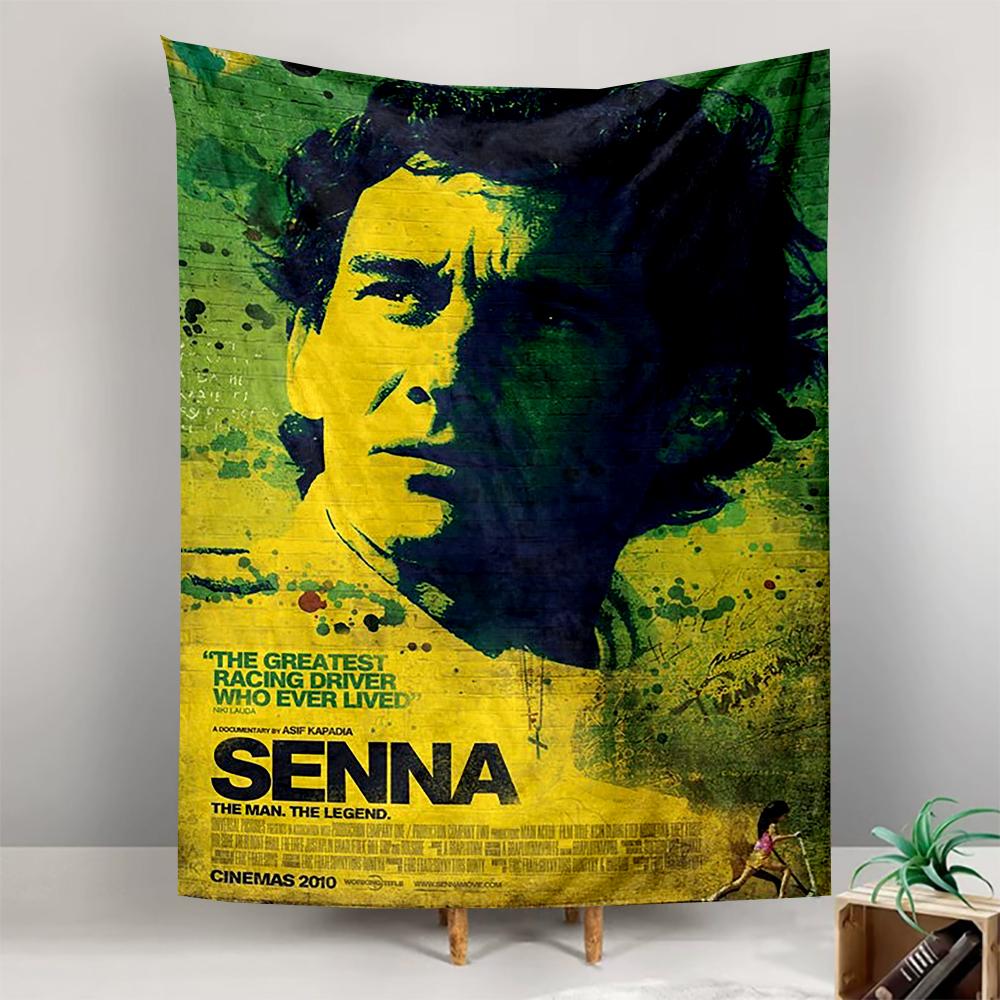 Senna portrait inspired yellow green grunge Patterned tapestry for bedroom and living room home decor