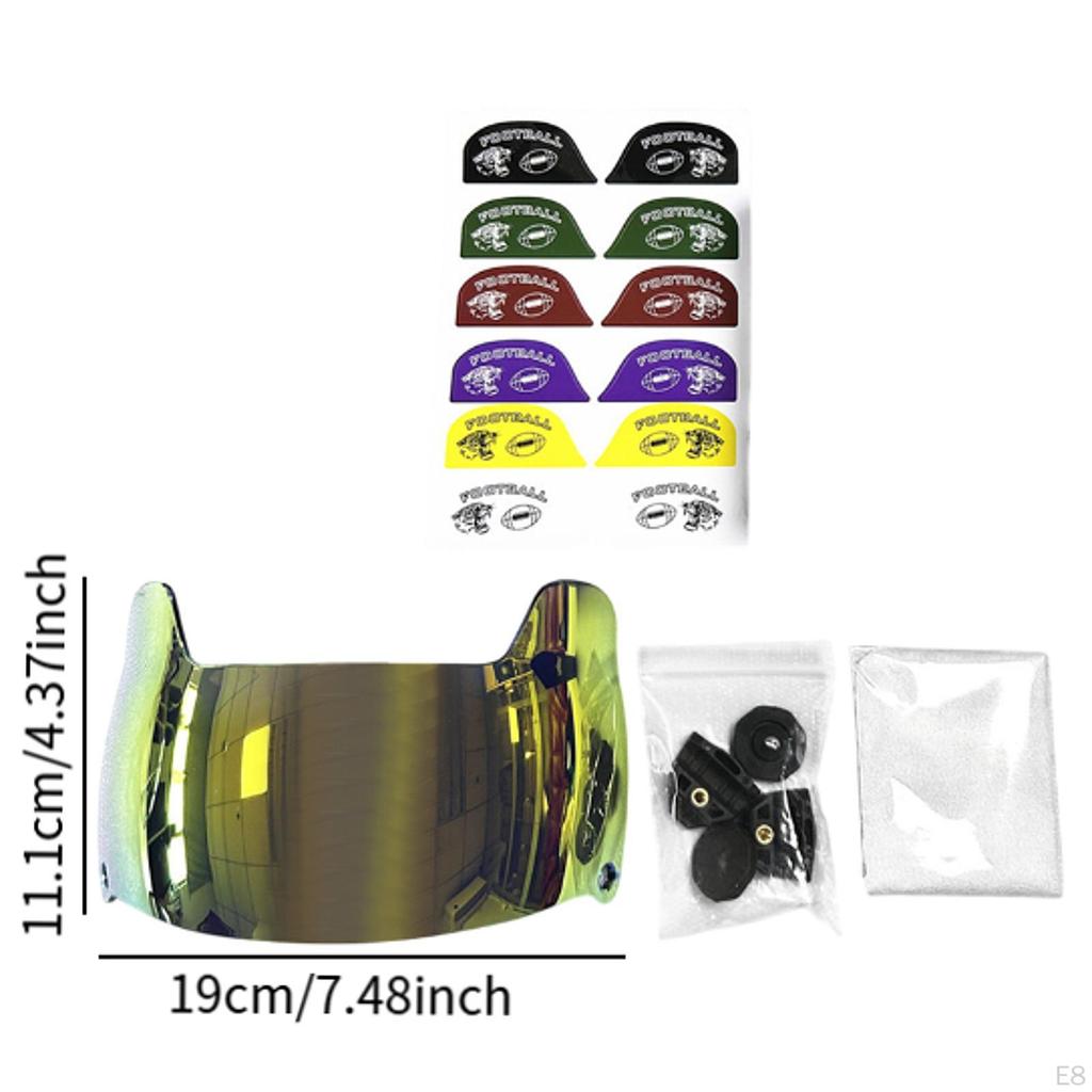 American Football Visor Face Mask Facial Protection for Adults Youth Helmets