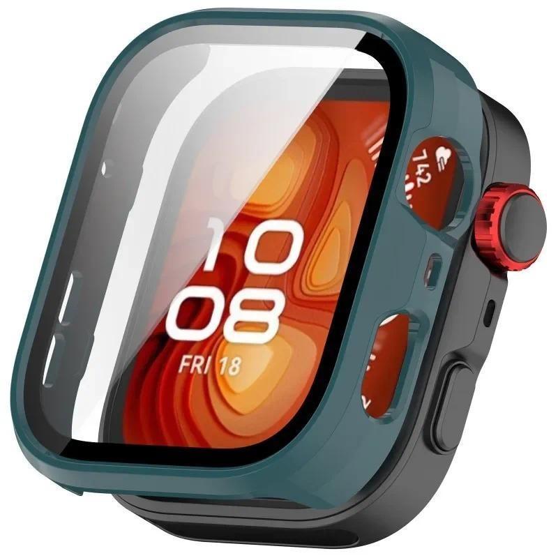 PC+Tempered Film Case for Huawei Watch Fit 4 Fit 4 Pro Watch Bumper Full Cover Screen for Huawei Watch Fit 3 Protector Frame