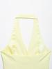 Spring 2025 European & American Women's Halter Neck Vest Top + Pants Set