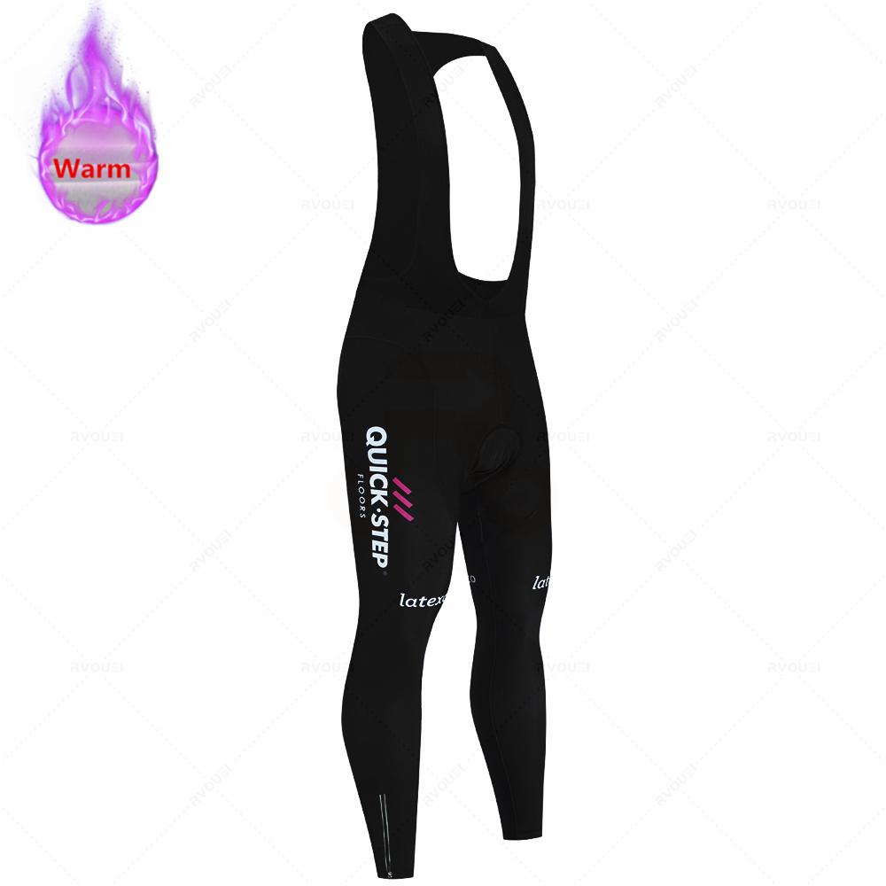 Soudal Quick Step 2026 Zimní cyklistický dres Termo fleecové cyklistické oblečení MTB Bicicleta Set Oblečení na cyklistiku Triathlon Cyklistický oblek