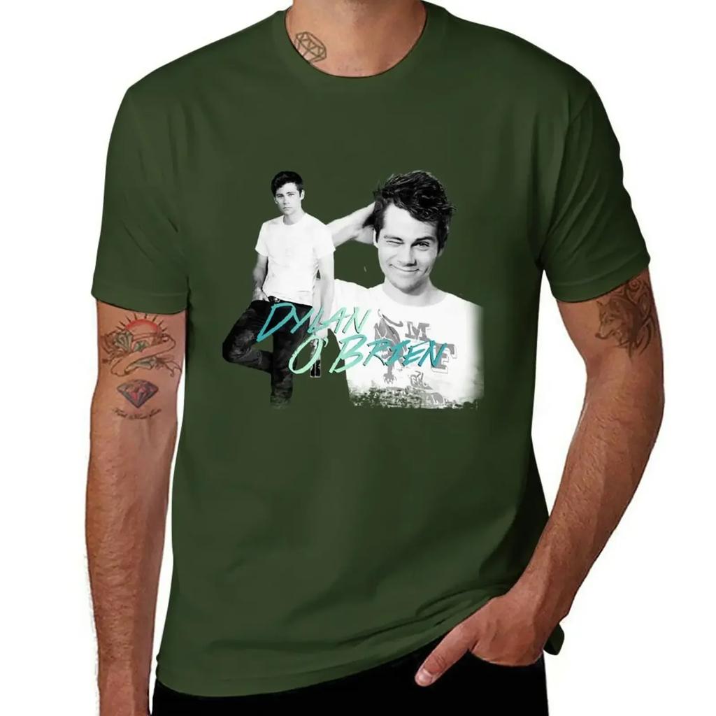 Dylan Obrien Tshirt Graphics Blacks Quick Drying Unisexs Graphic Tshirts Funny