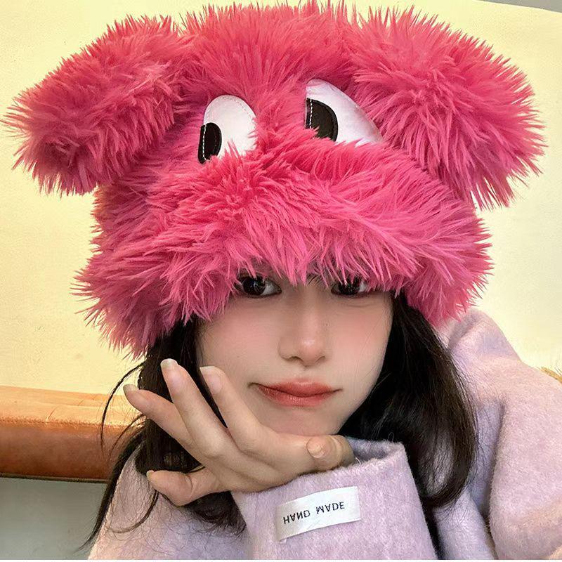 Adult-Kid Winter Knitted Hat with Cute Design and Ear Protection