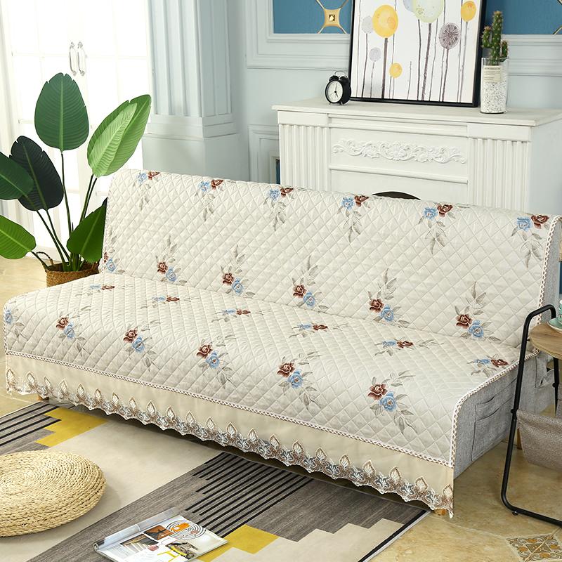 Universal Stretch  Sofa Bed Cover Couch Covers Armless Sofa Cover Washable  Elastic Folding Furniture Sofa Bed Covers