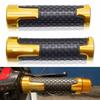 Rubber Moto Handlebars Grip CNC Aluminum Moto Handle Grip Handlebar Hand Grips  Motorbike Parts