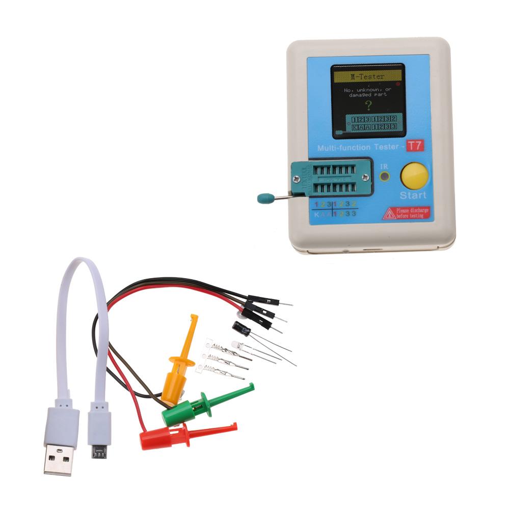 LCr  T7 TFT Transistor Tester Full Color Graphic Display Multifunction Test
