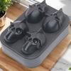 Skull Ice Tray Silicone Ice Mold For Cocktail Halloween Party Supplies Kitchen Drink Decoration For Beverage Juice Wine Water