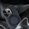 Carbon Fiber Magnetic Phone Case With Built-in Kickstand IPhone 17 Pro Max 16 15 Hard PC Cover