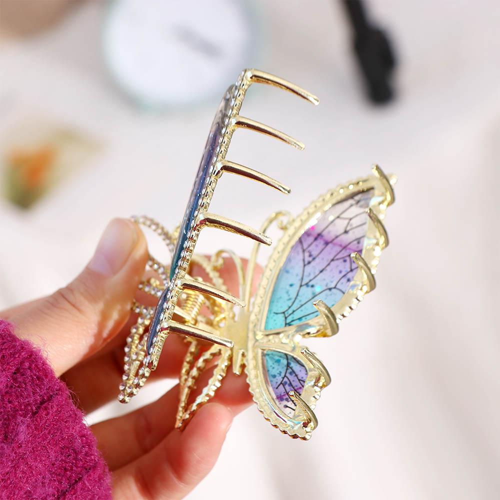 Barrettes Female Temperament Head Hair Clips Delicate Hairpin Hair Accessories Butterfly Hair Claw