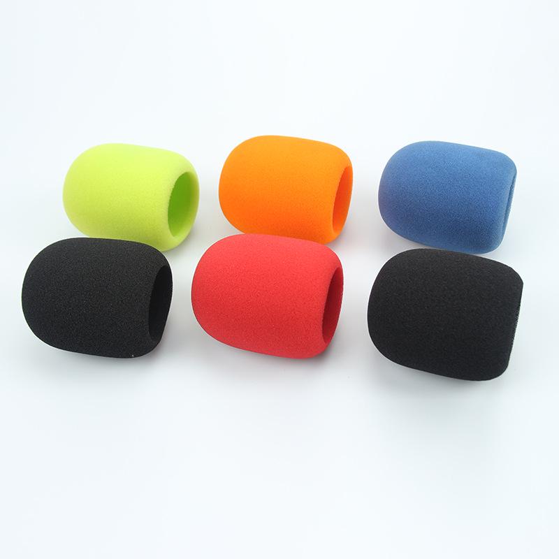 Colored U-shaped KTV Washable Mic Sponge Cover - Thickened, Windproof, Non-disposable Pop Filter