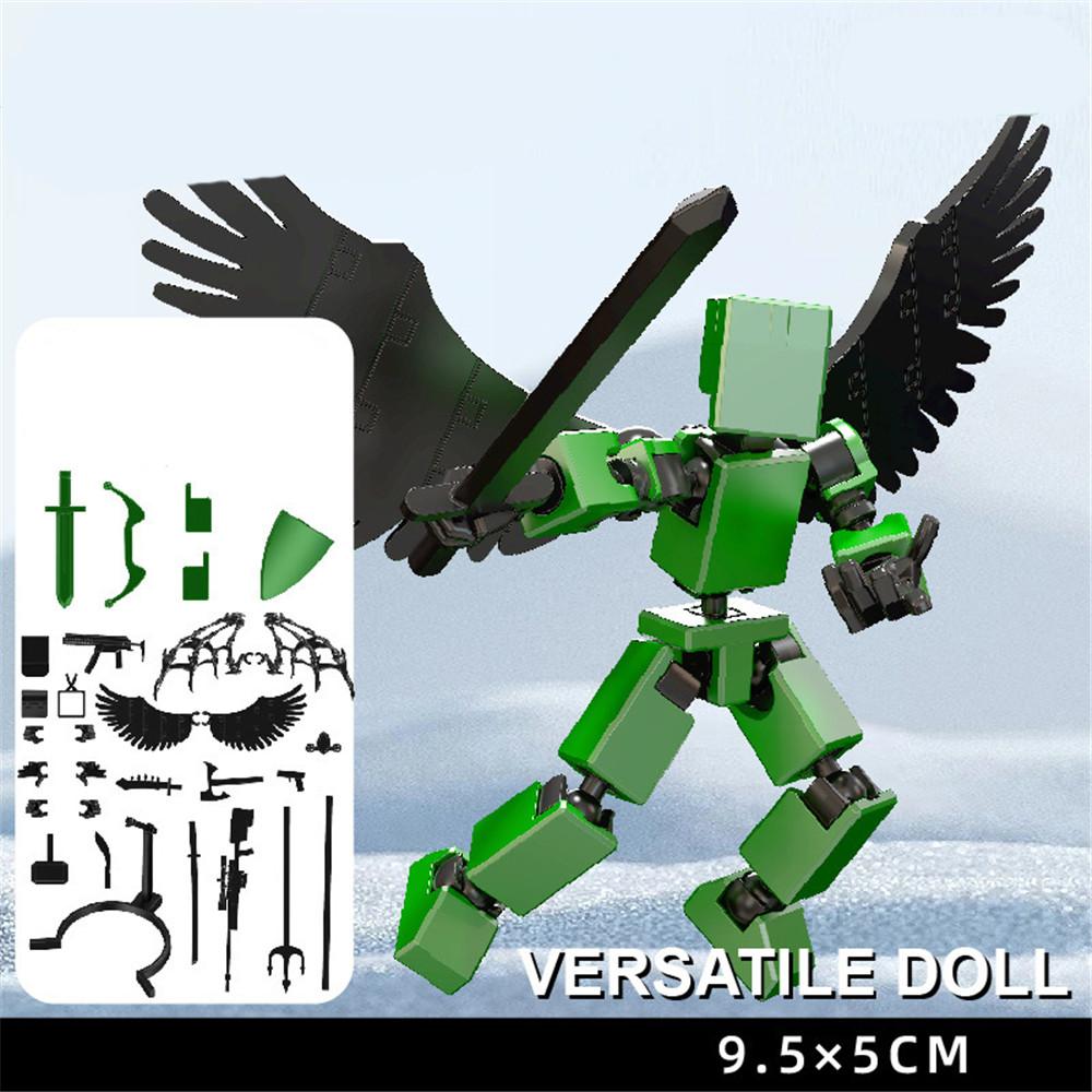 Plastics Multi-Jointed Movable Shapeshift Robot 3D Printed Mannequin Figures for Toys Kids Parent-children Game Gifts Home Decor