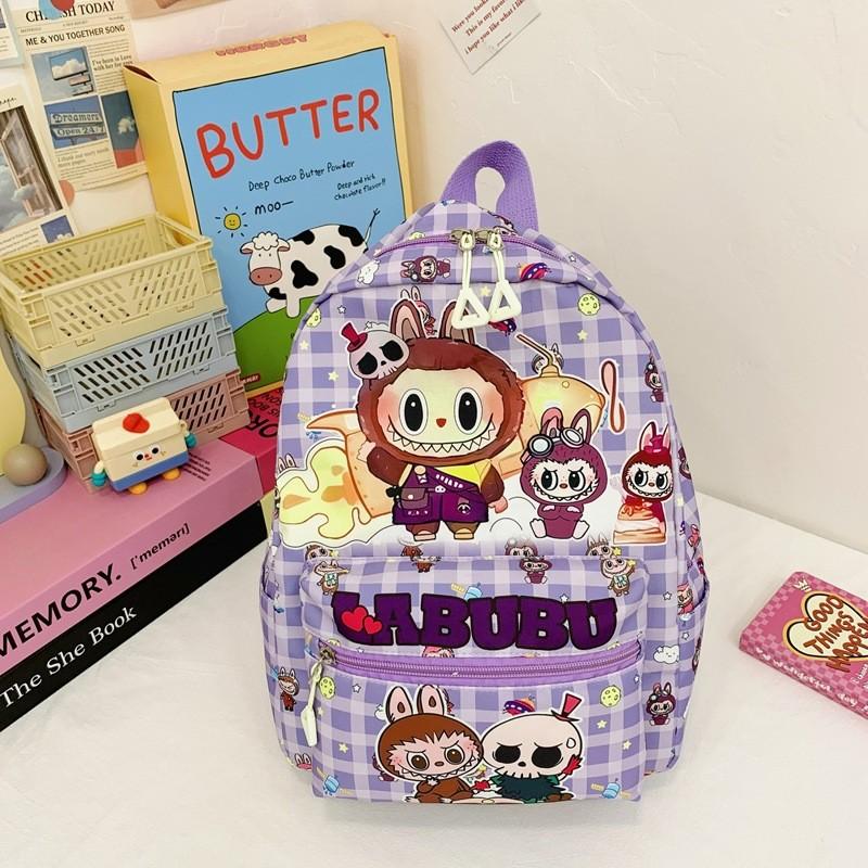 Capacity Large Backpack Nylon School Bag For Boys Girls Daily Use