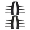 Auto Spatbord Zijventilatie ABS Spoiler Spatbord Decoratieve Stickers Luchtstroom Inlaat Gat Grille Exterieur Accessoires